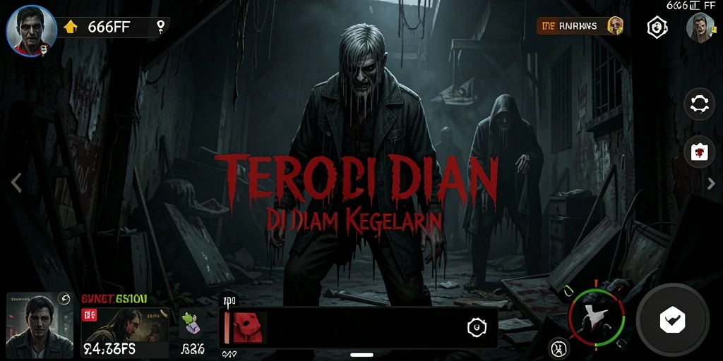 Gameplay menegangkan dan menyeramkan di 666FF.