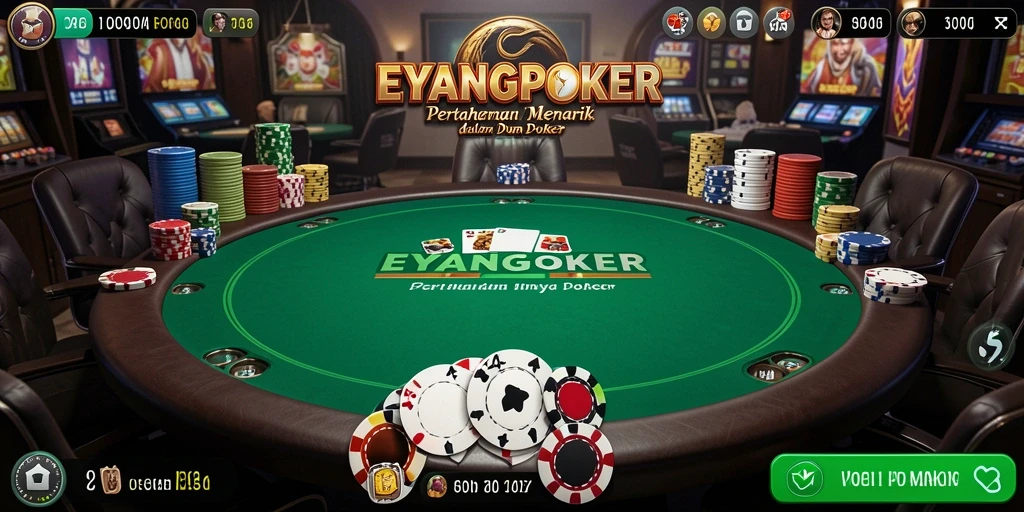 Screenshot gameplay <strong>EYANGPOKER</strong> menunjukkan aksi seru dalam pertahanan menara.
