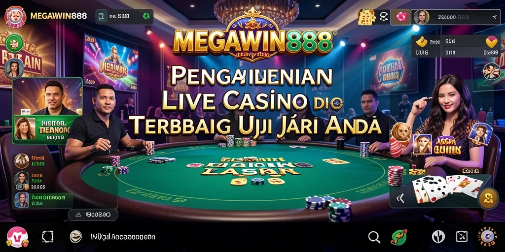 Tampilan gameplay menarik dari MEGAWIN888 saat bermain Live Casino.