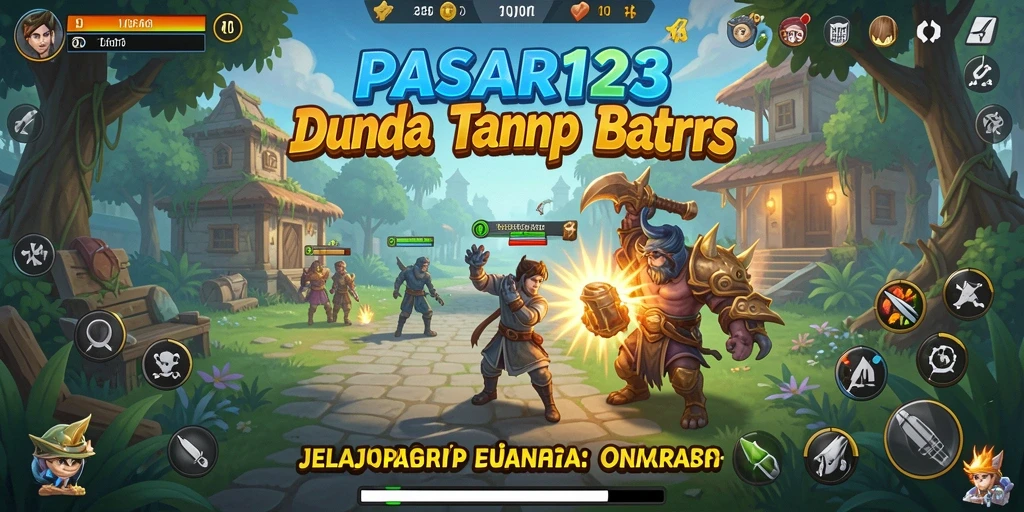 Screenshot menampilkan eksplorasi dunia luas dalam PASAR123.