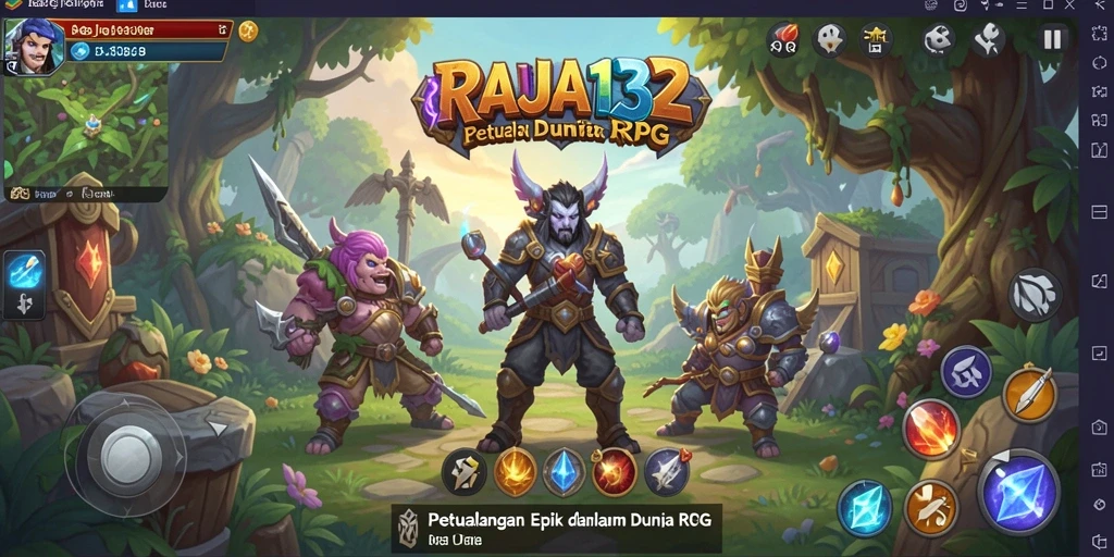 Tampilan gameplay RAJA132 yang mendalam dan inovatif.