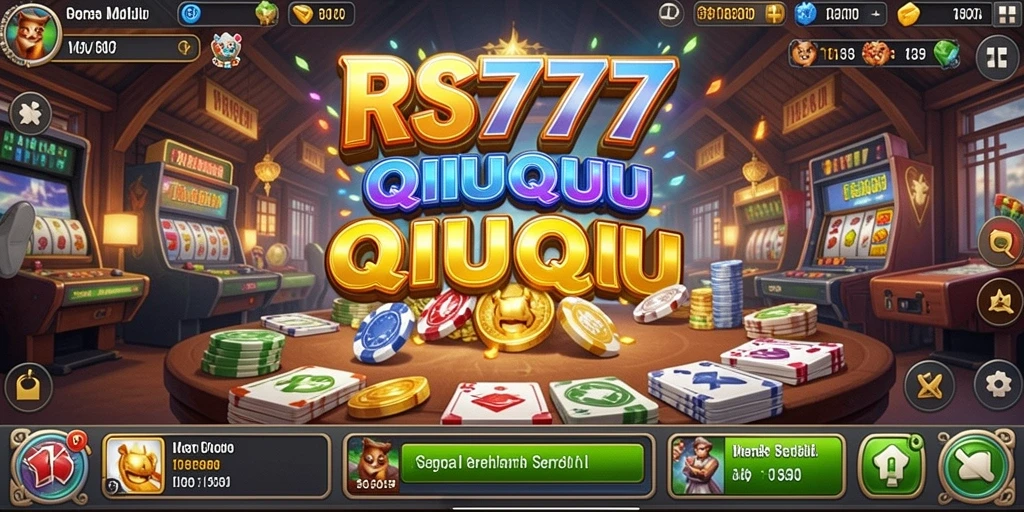Tampilan gameplay seru dalam RS777 dengan berbagai mode QiuQiu.