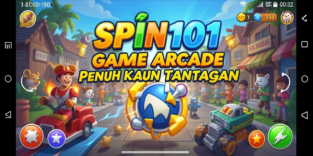 Tampilan gameplay SPIN101 yang menarik dan penuh tantangan.